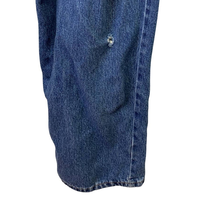 Urban Pipeline Mens 36X32 Distressed Medium Wash 100% Cotton Denim Blue Jeans