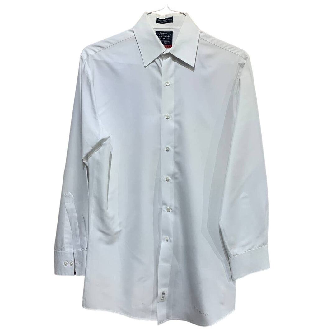 Formal Shirts Small Luxe Microfiber Long Sleeve 32/33 Mens Formal Tuxedo Shirt