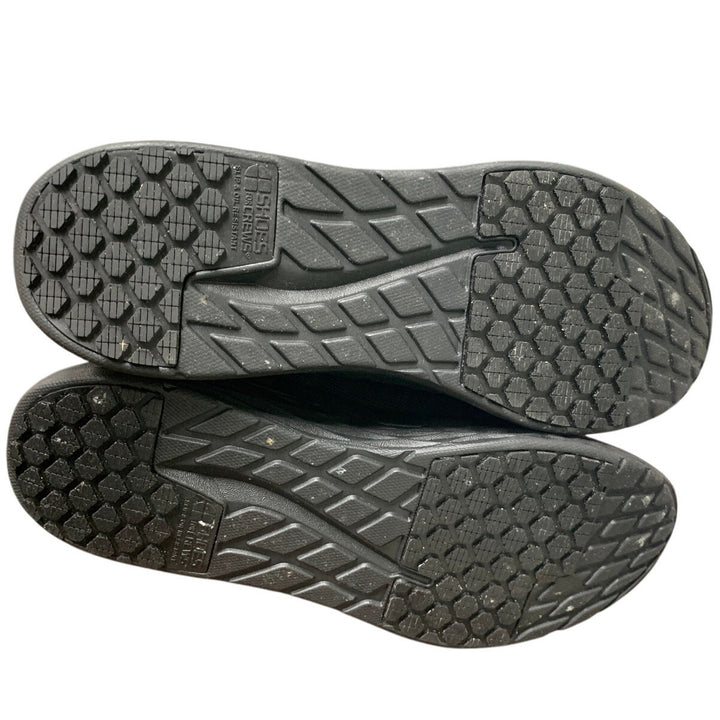 Shoes for Crews Womens Size 11 Black Mesh Fabric Lace Up Slip-Resistant Shoes