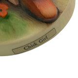 Vintage Hummel Goebel #57 Baby Chicken Chick Girl West Germany Ceramic Figurine