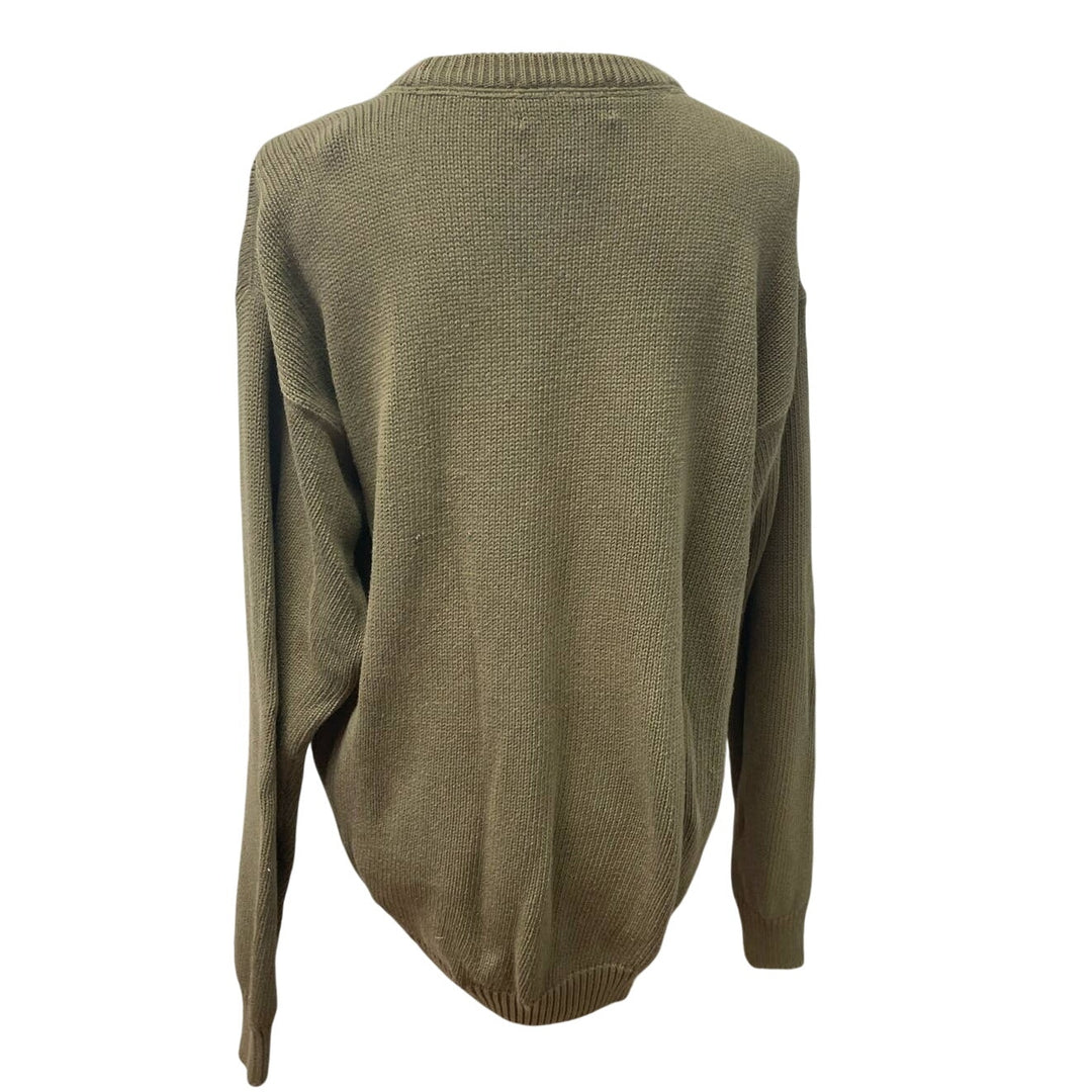 Croft &amp; Barrow Mens Large Tall LT Long Sleeve Crew Neck Pullover Cotton Sweater