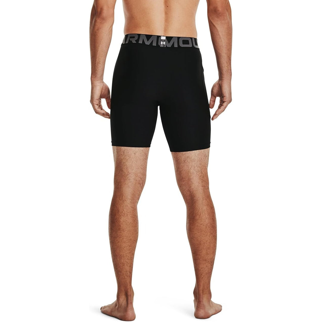 NWT New Under Armour Mens Medium Black Armour Heatgear Compression Shorts
