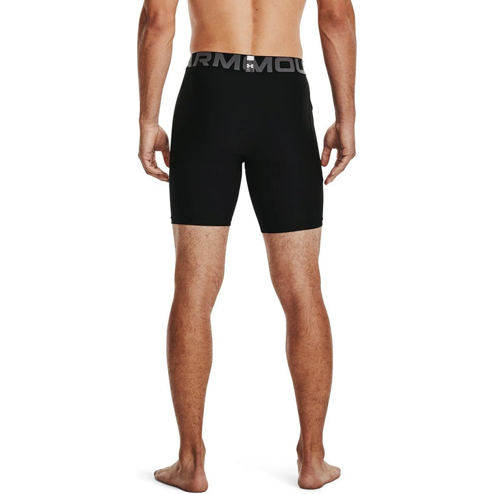 NWT New Under Armour Mens Medium Black Armour Heatgear Compression Shorts