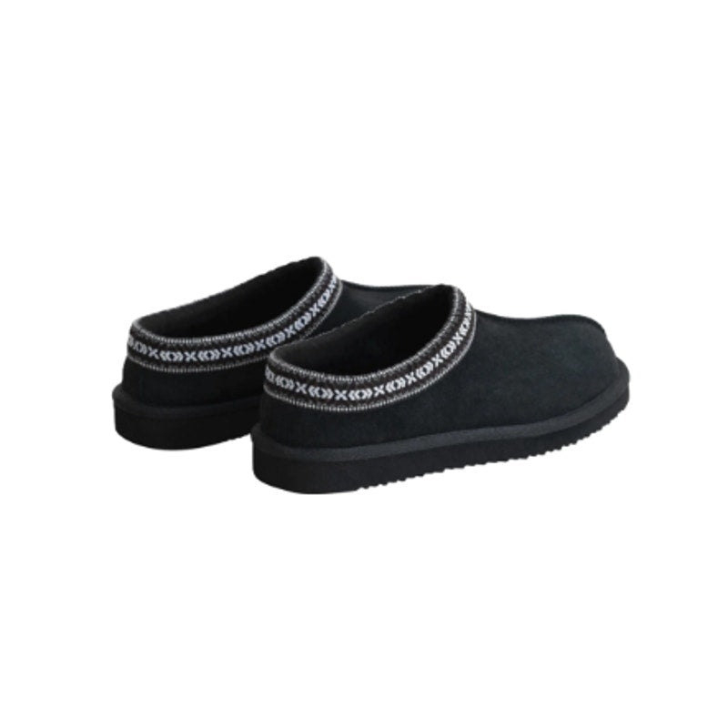 New Kirkland Womens Size 8 Black Genuine Genuine Sheepskin Shearling Slippers