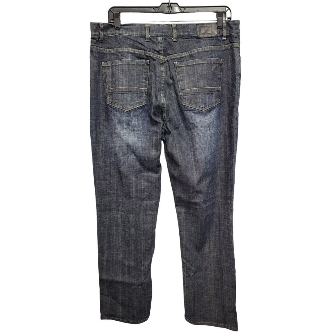 Cutter &amp; Buck Mens 40X34 Tall Cotton Spandex Straight Leg Denim Jeans