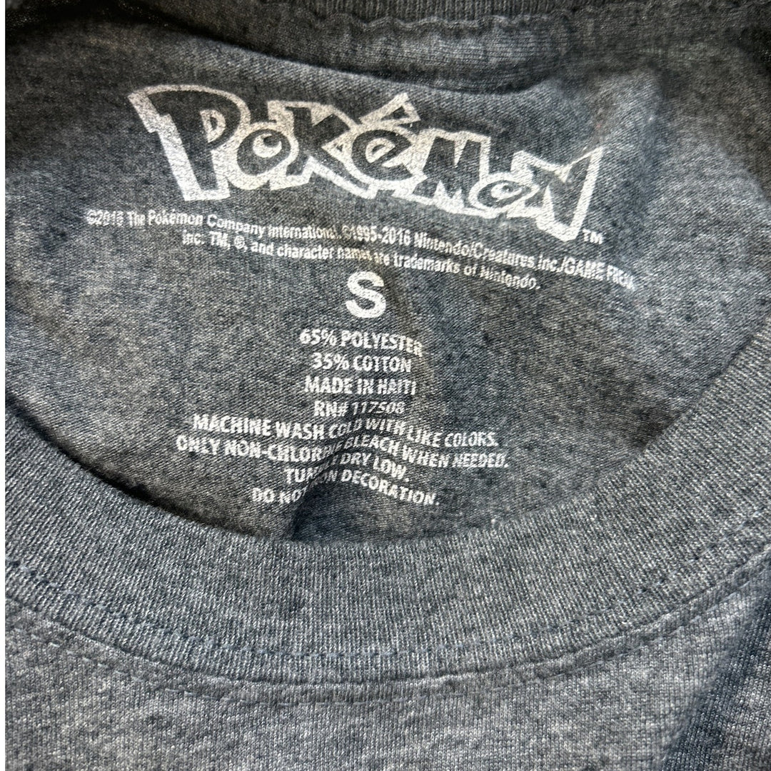 Pokemon Mens Small Black Gotta Catch Em All 100% Cotton Short Sleeve Tee Shirt