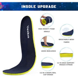 Yeskis Boys Size 3 Blue Swirl Light Up Hook Loop Elastic Lace Slide On Shoes