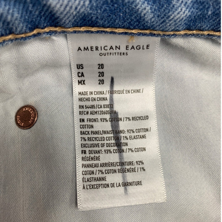 New American Eagle Womens Size 20 Highest Rise Ex Boyfriend Denim Jean Shorts