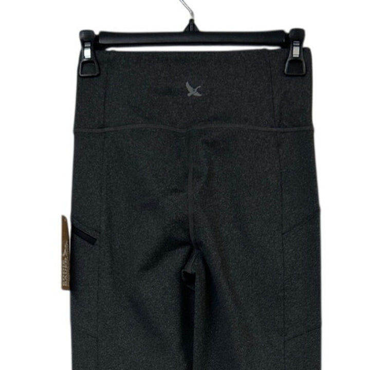 New Eddie Bauer Womens Heathered Gray Outdoor Traverse Trail High Rise Pants