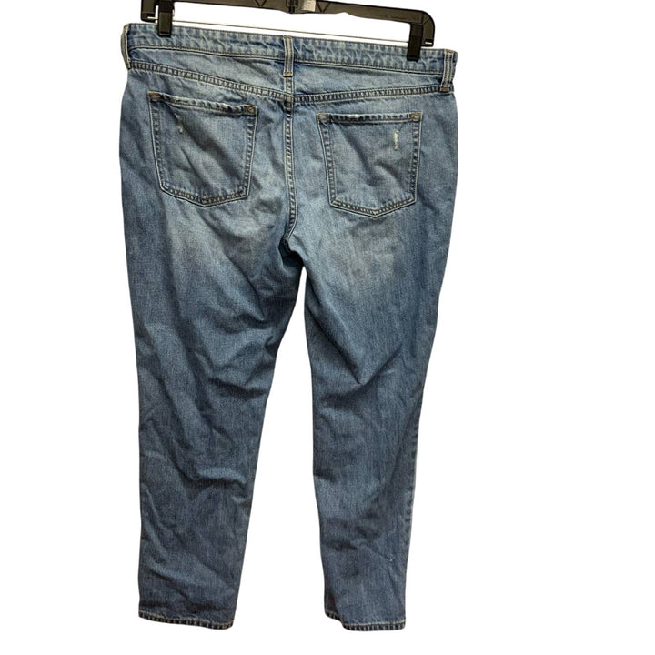 GAP Size 12 X 31 Sexy Boyfriend Fit 100% Cotton Denim Lighter Wash Blue Jeans