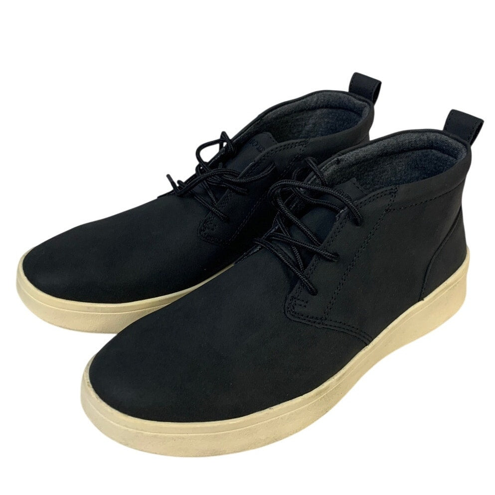 IZOD Mens Size 10 Black Ankle Boot Palmer Lace Up Round Toe Memory Foam Shoes