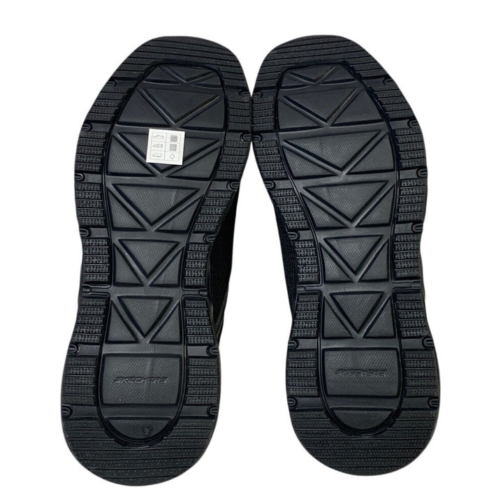 New In Box Skechers Mens Size 12 Black Mesh Hands Free Swift Fit Athletic Shoes