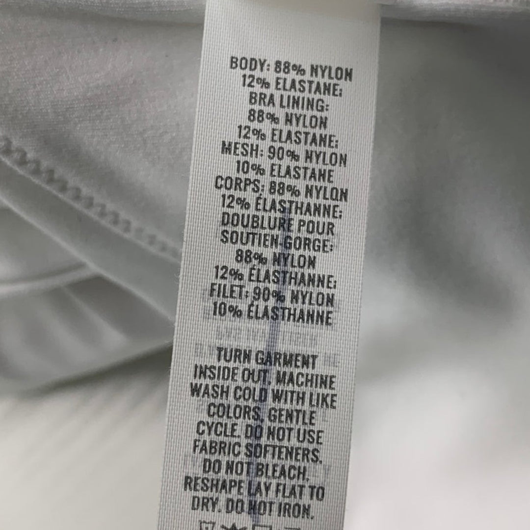 New Offline By Aerie Womens XXL White Padded Back Cut Out Athletic Sports Bra