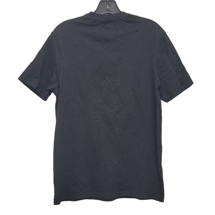 Guess Mens Medium Velvet Goth Skull Floral Short Sleeve Crew Neck Tee Shirt