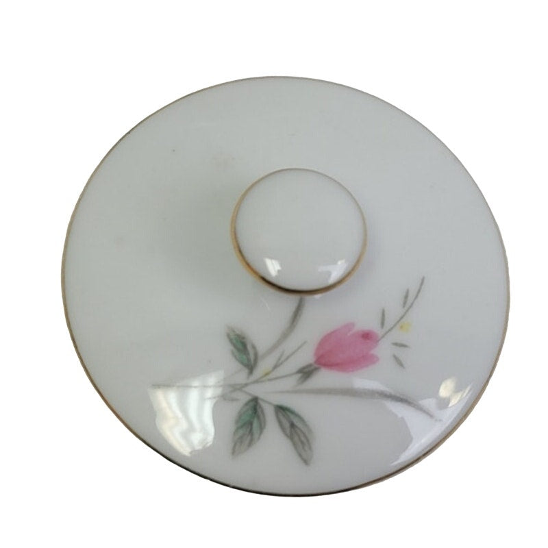 Vintage Golden Rose Fine China Made In Japan Creamer Sugar Bowl w Lid