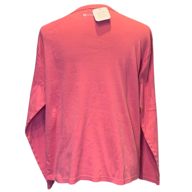 Hand Printed Upcycled Womens Medium Saving the Planet Superpower Long Sleeve Tee