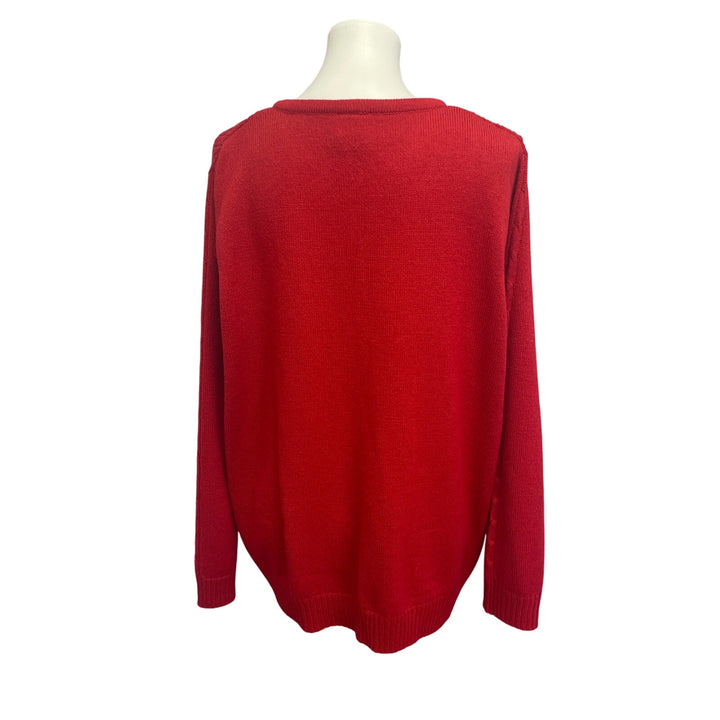 Allison Daley Womens Plus Size 2X Button Down 100% Acrylic Cardigan Sweater