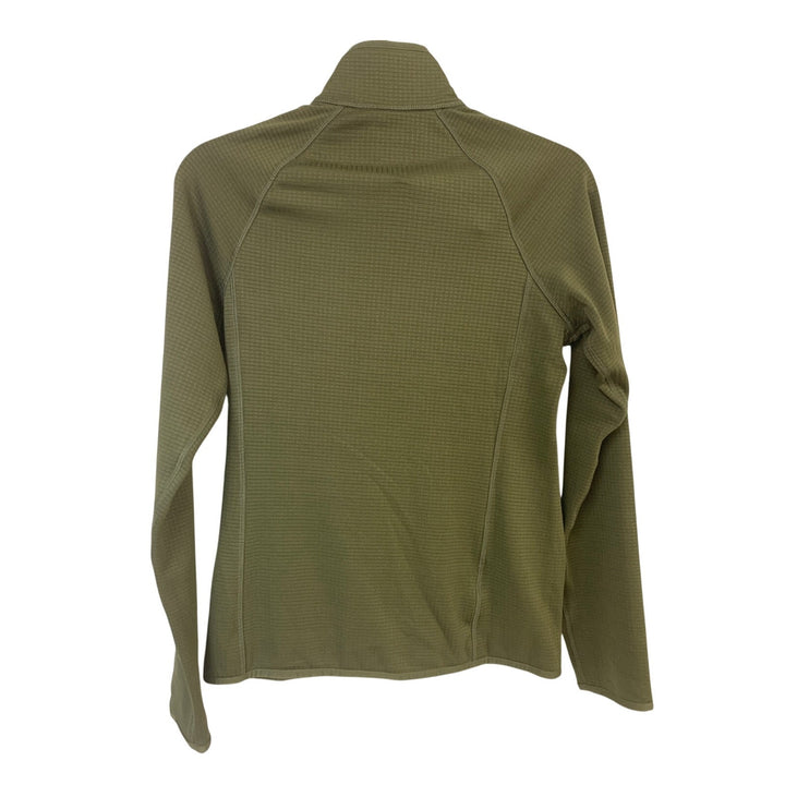 New Eddie Bauer Womens XS Dark Olive Green Activator Grid Full Zip Jacket