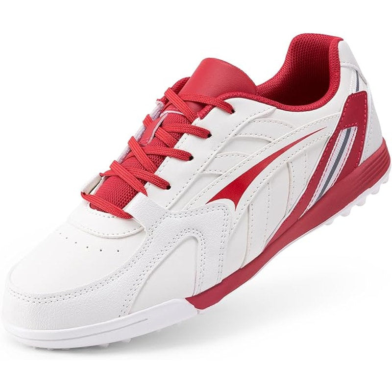 Dream Pairs Kids Size 13 White Red Soccer Baseball Softball Cleat Athletic Shoes
