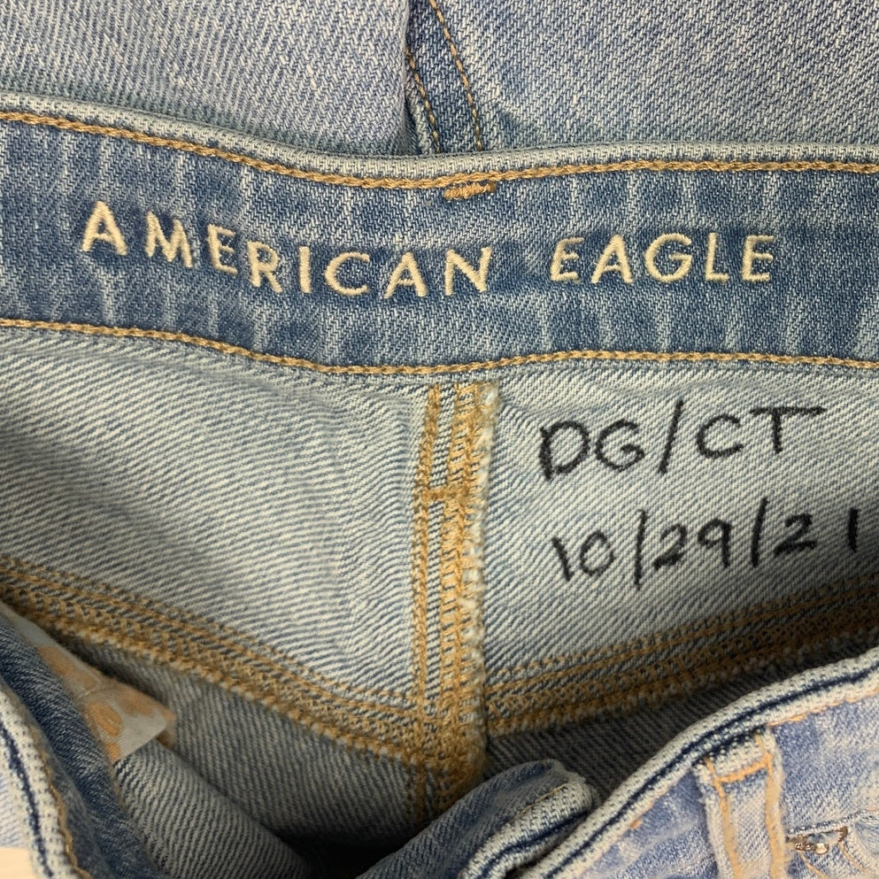 New American Eagle Womens Size 4 Highest Rise 90s Boyfriend Short Denim Jorts