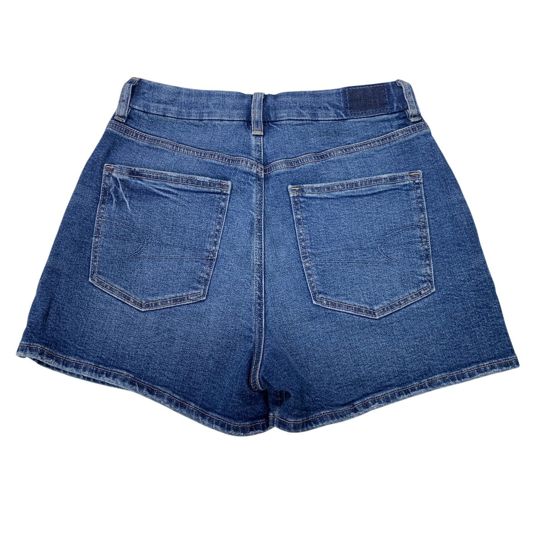 New American Eagle Womens Size 4 Curvy Mom Short Jorts Denim Jean Shorts