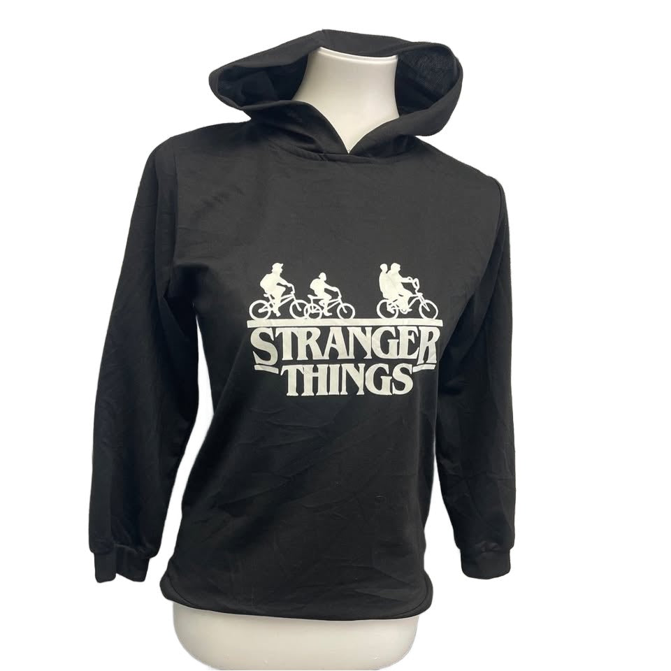 Stranger Things Womens Small Boys on Bicycles Long Sleeve Lightweight Hoodie