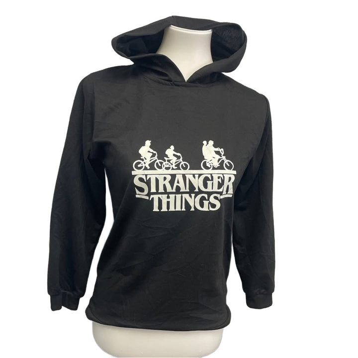 Stranger Things Womens Small Boys on Bicycles Long Sleeve Lightweight Hoodie
