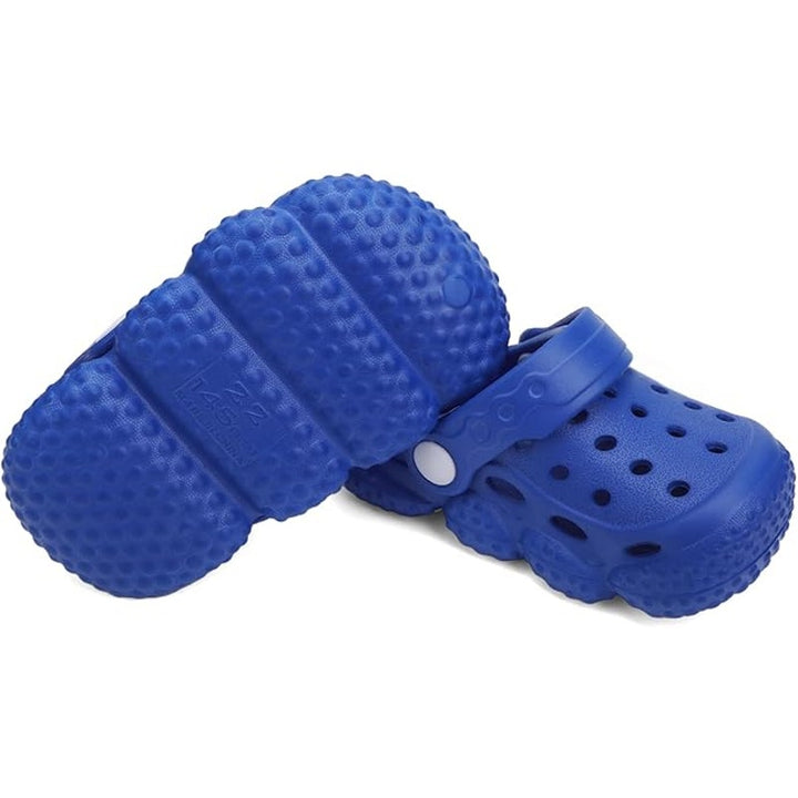 New Inminpin Toddler Boys Size 5.5 Blue Clogs Sandal Breathable Non Slip Shoes