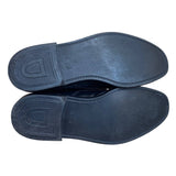 After Six 9.5M Mens Black Patent Faux Leather Oxford Lace Up Dress Shoes