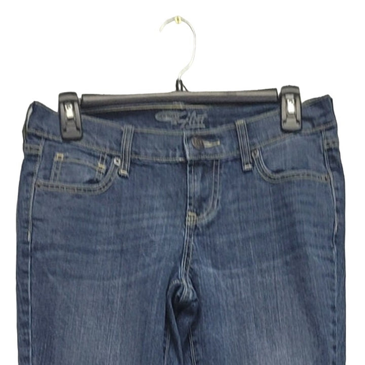 Old Navy Womens 2 Short The Flirt PolyCotton Spandex Factory Whiskered Jeans
