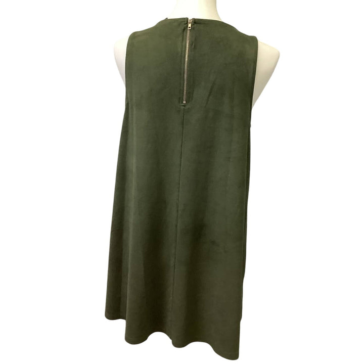 Forever 21 Womens Large Sleeveless Zipper PolyBlend Soft Short Sheath Dress