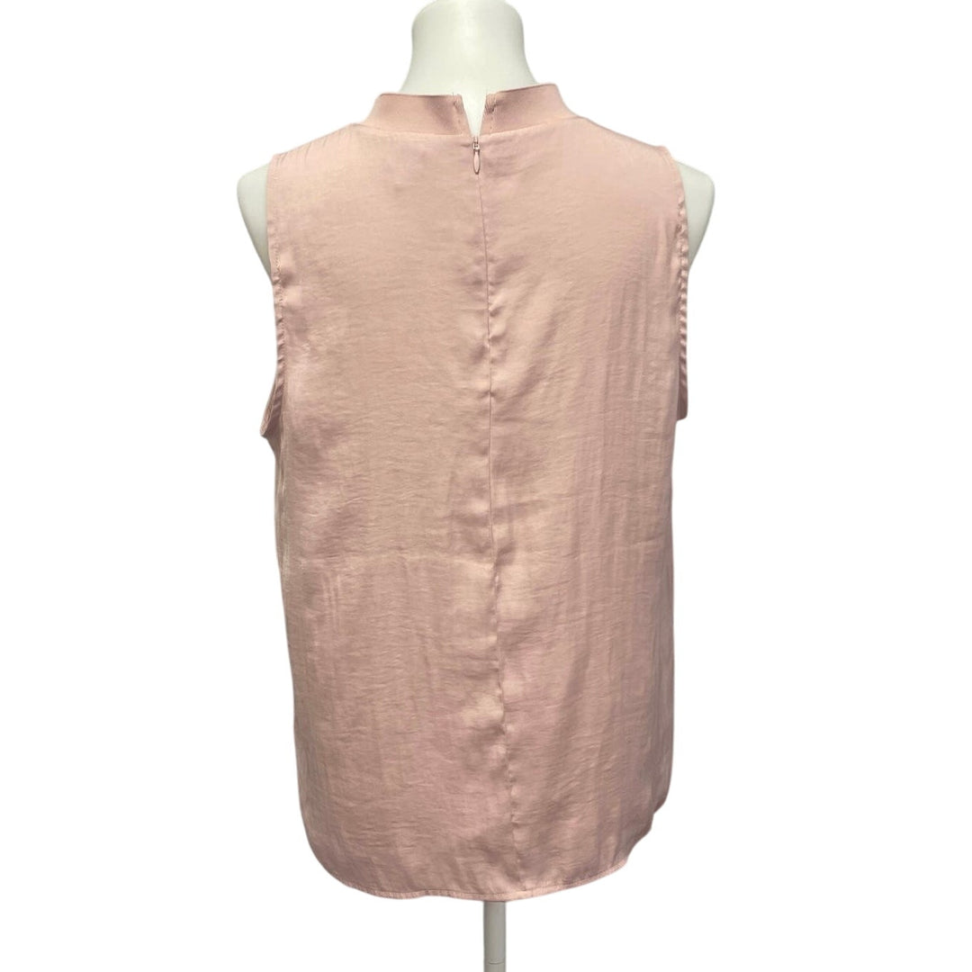 A New Day Womens Large Lightweight Polyester Sleeveless Back Zip Shell Tank Top