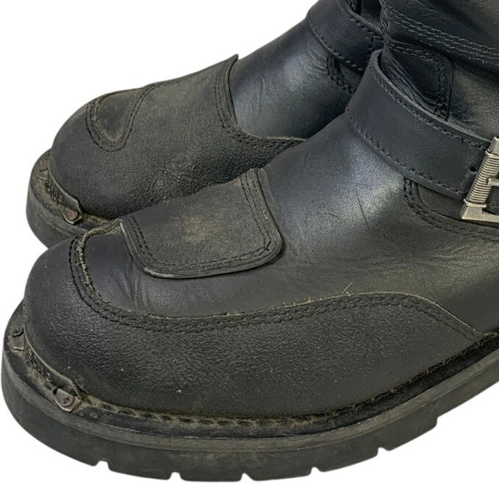 Harley Davidson Mens Size 11 Black Leather Motorcycle Side Zip Shift Boots