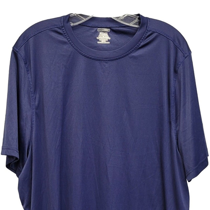 Moheen Mens 2XL 100% Polyester Cool Dri Short Sleeve Crew Neck Athletic Shirt
