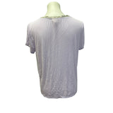 3 Jennifer Lopez Susan Lawrence Womens Large SHort SLeeve VNeck Tops Blouses