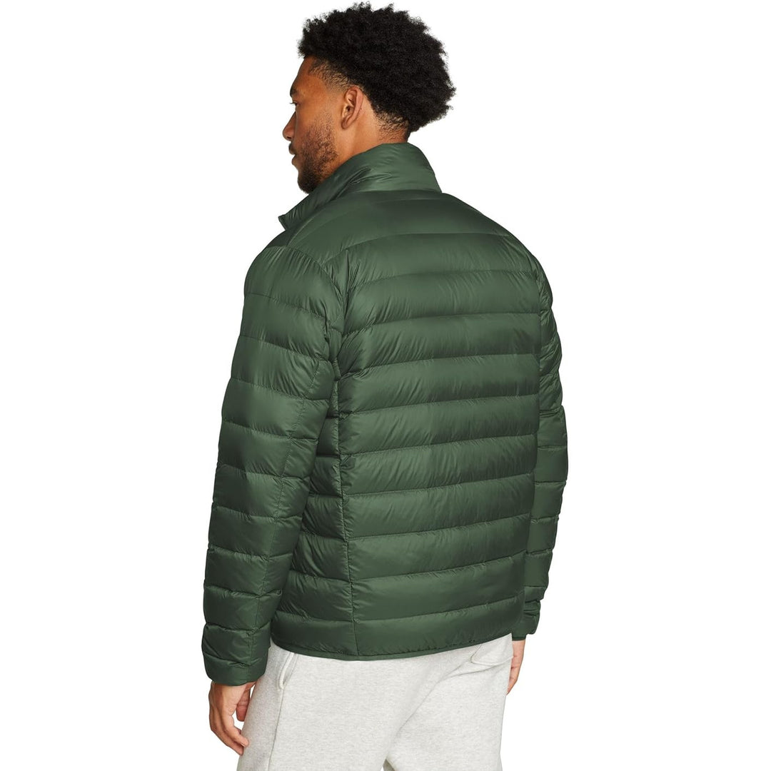 New Eddie Bauer Mens Dark Green CirrusLite 650FP Down Full Zip Puffer Jacket
