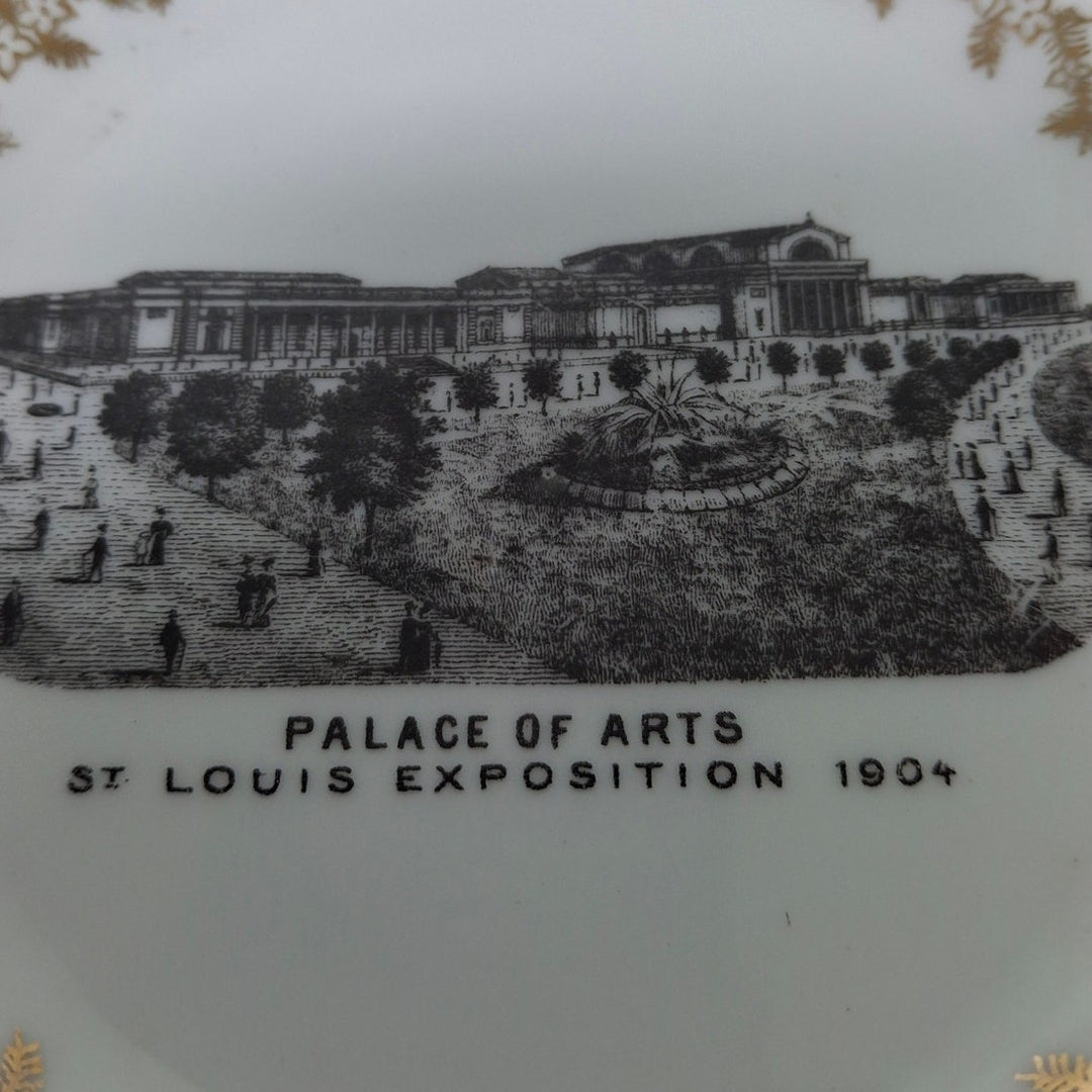 Vintage Palace of Arts St Louis Exposition 1904 Victoria Carlsbad Austria Plate