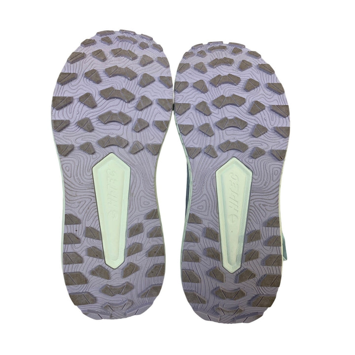 Hi-Tec Womens Size 8.5 Purple Gray Mesh Lace Up Cushion Insole Athletic Shoes