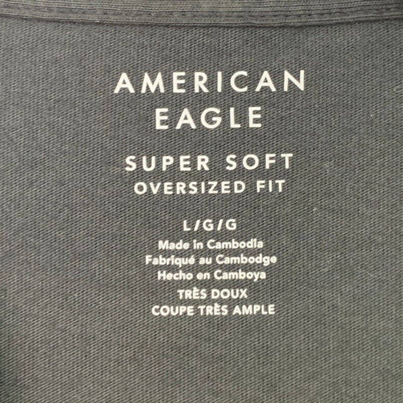 New American Eagle Womens Large Oversized Fit Nice Short Sleeve Tee Shirt