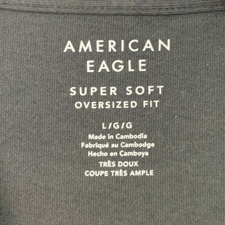New American Eagle Womens Large Oversized Fit Nice Short Sleeve Tee Shirt