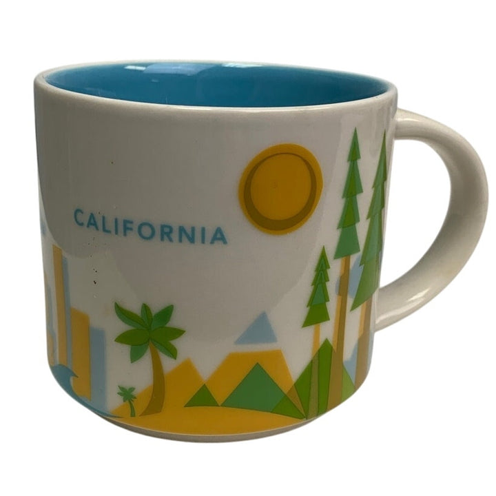 2014 New Starbucks You Are Here Collection California 14oz Ceramic Coffee Mug