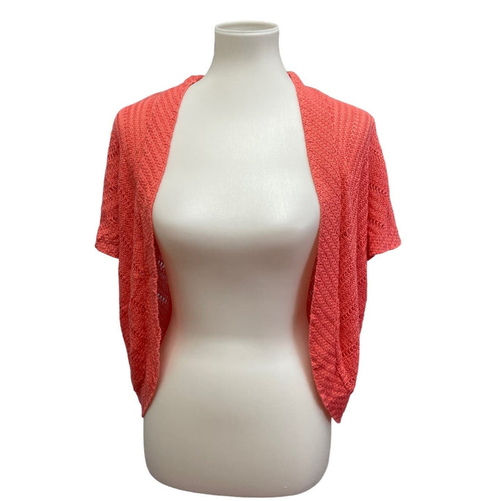 Lot of 2 Cute Lauren Conrad Faded Glory Womens Large Loose Weave Sweaters