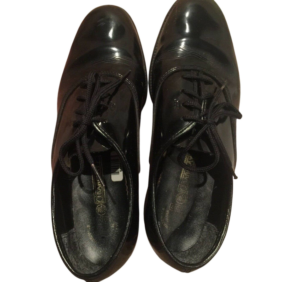 Mens Size 8.5 Barclay Black Oxford Lace Up Formal Wedding Costume Dress Shoes