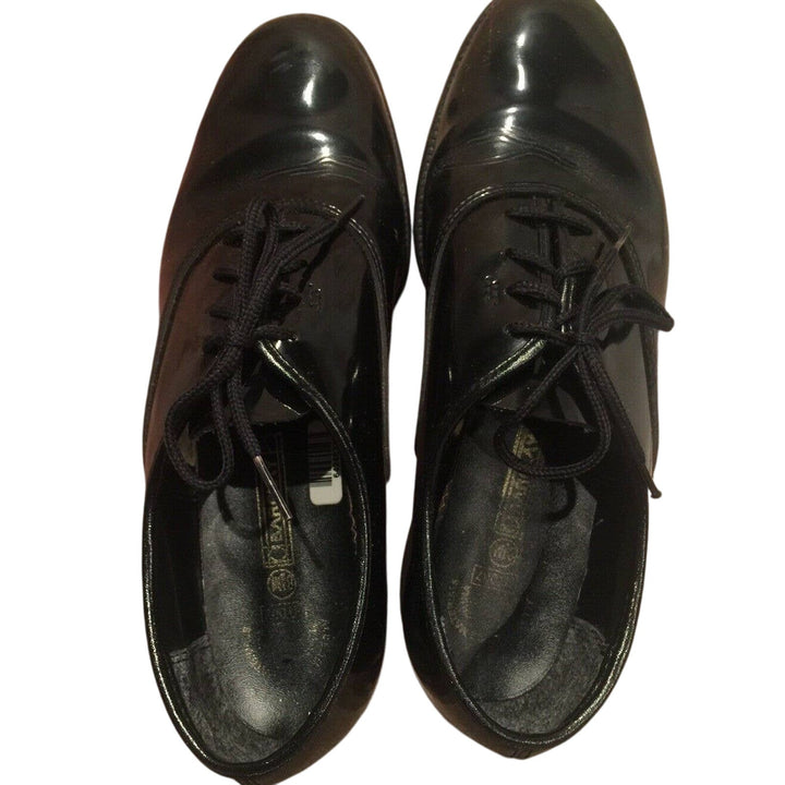 Mens Size 8.5 Barclay Black Oxford Lace Up Formal Wedding Costume Dress Shoes