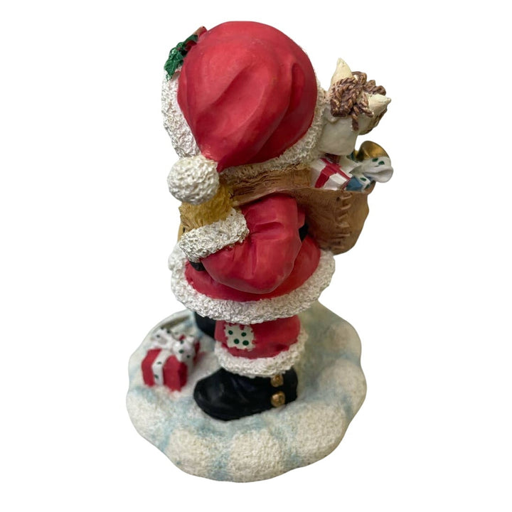 Vintage 1995 Cherished Teddies Nickolas Christmas Santa You&
