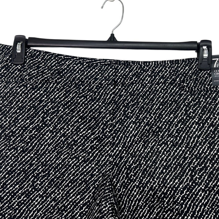 7th Avenue New York &amp; Co Womens Size 18 Cotton Blend Stretch Cuffed Crop Pants