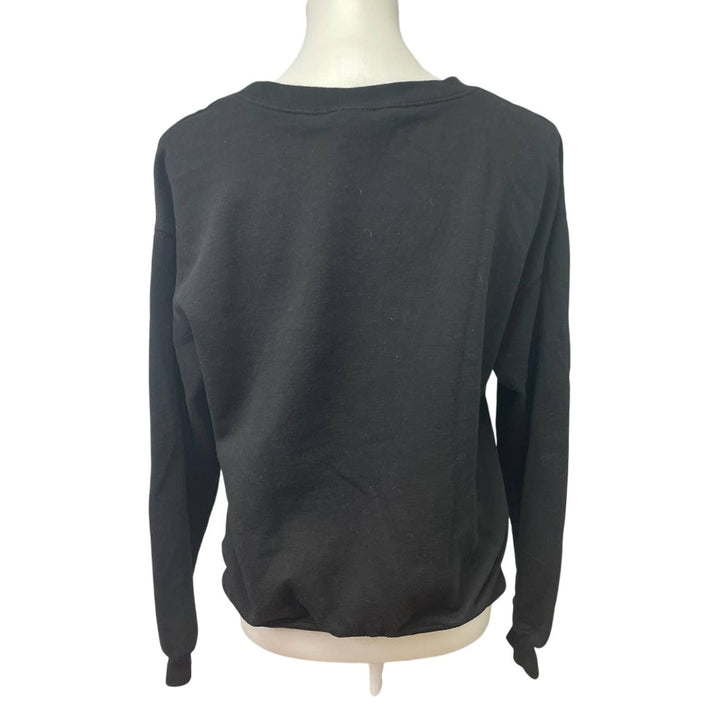 Disney Womens Medium Lilo &amp; Stitch Long Sleeve Cotton Blend Crew Neck Sweatshirt