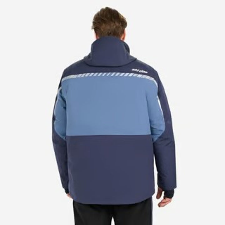 New Ski-Doo Mens XL Navy Blue Absolute 0 Jacket Radiant Core Insulated Temp Coat