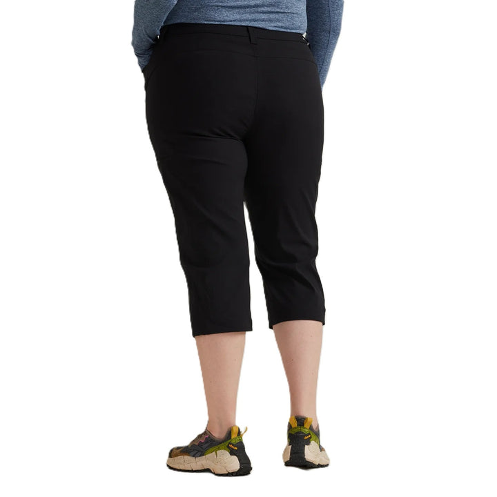 New Eddie Bauer Womens Size 18 Black First Ascent UPF50+ Mid Rise Guide Capris