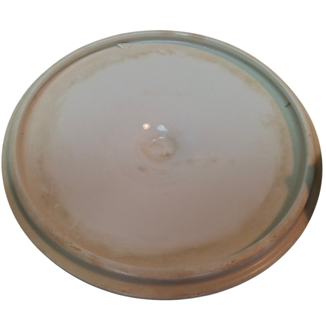 Vintage 1960s Sheffield Serenade Solid White Gold 8" Ceramic Serving Bowl w Lid